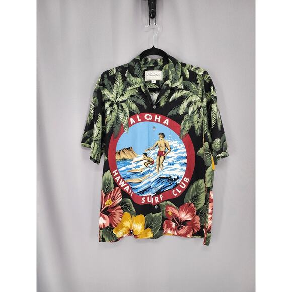 Kalaheo Other - Vintage Kalaheo Shirt Mens Medium Black Aloha Hawaii Surf Club Hawaiian Tropical